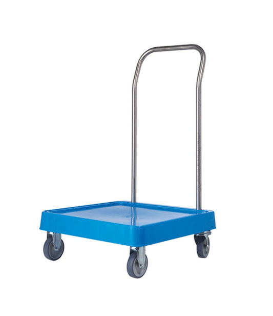 Carrello / Gläserwagen mit Griff aus Inox, 50 cm x 50 cm