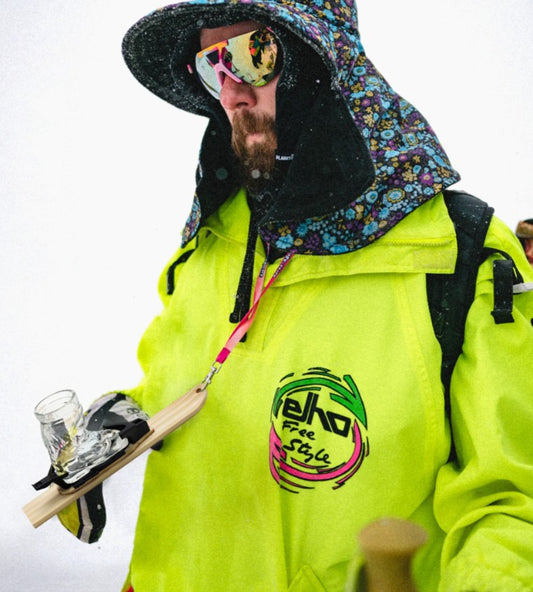 4er Set Mini Ski aus Holz (als Tischdeko oder zum Umhängen) **nicht montiert