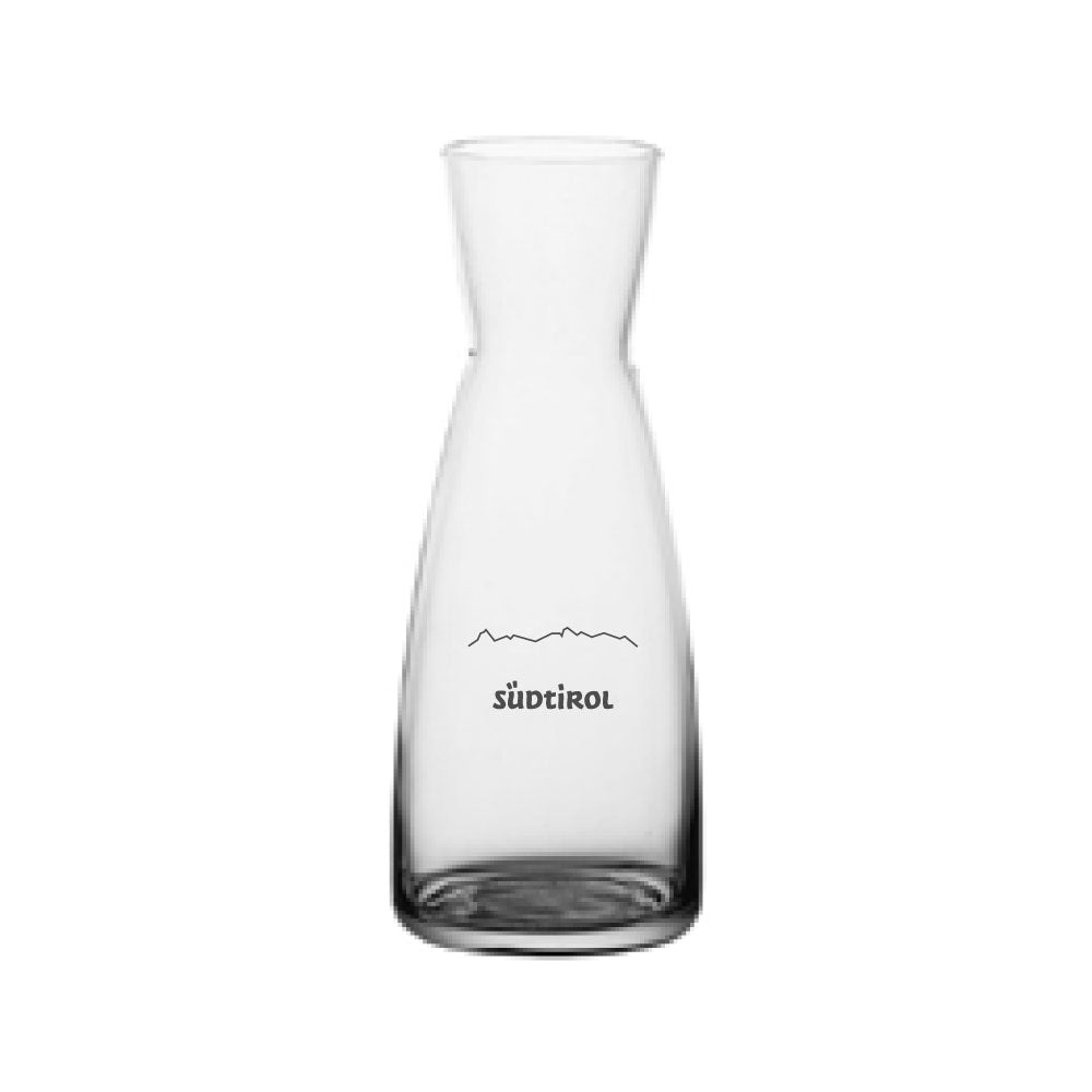 Alpinum "Uans" - caraffa acqua 1 L. con pigne di cembro della Val Gardena