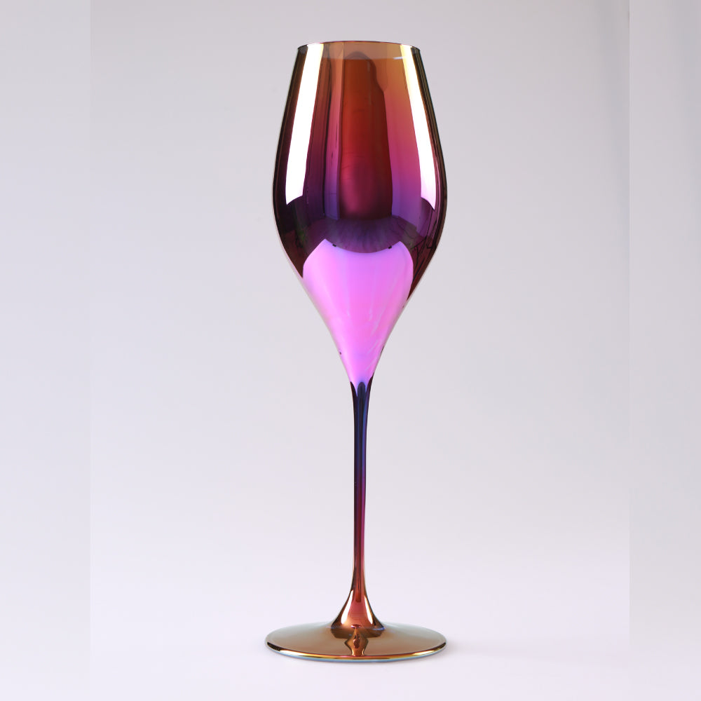 Chic 320 Rosa - Metallisiert - Champagnerglas