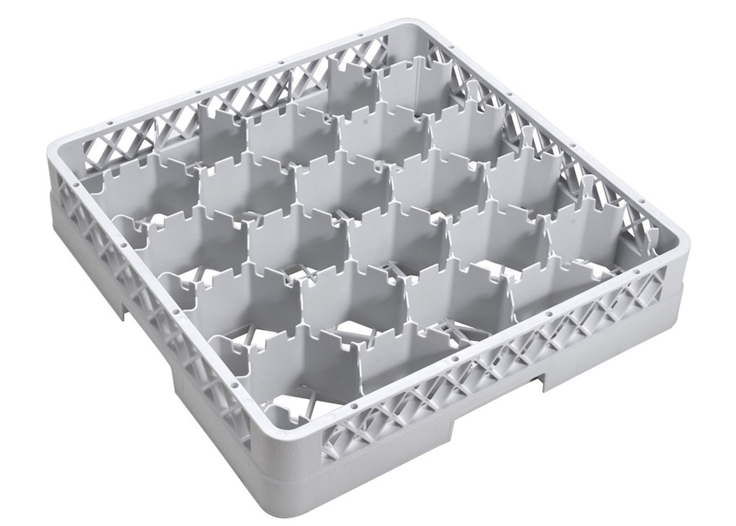Dish rack - Basket system 50 cm x 50 cm, 20 compartments, diameter up to 98 mm