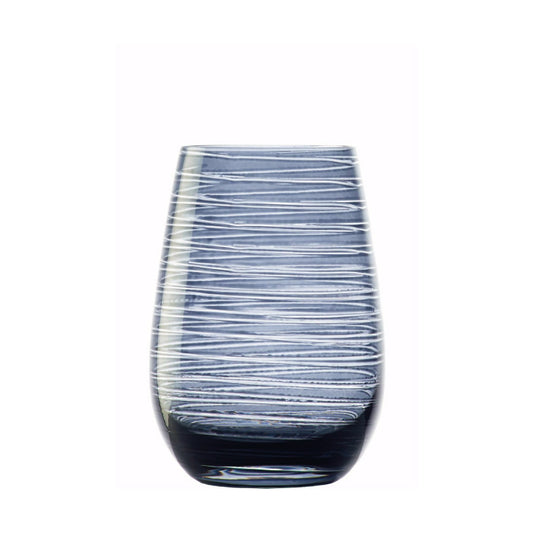 Wasserglas - Twister 46,5 cl. (Blaugrau)