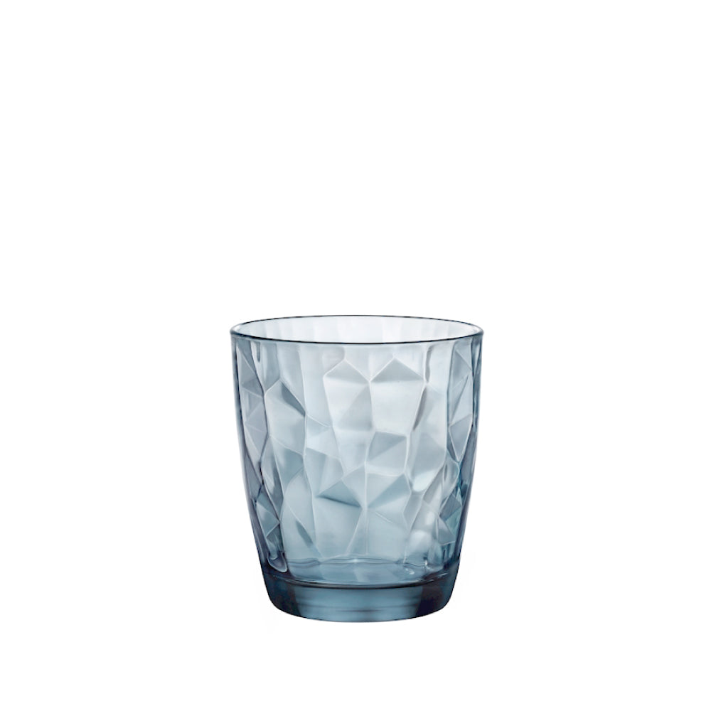 Wasserglas/Tumbler- Diamond Blau 385 ml.